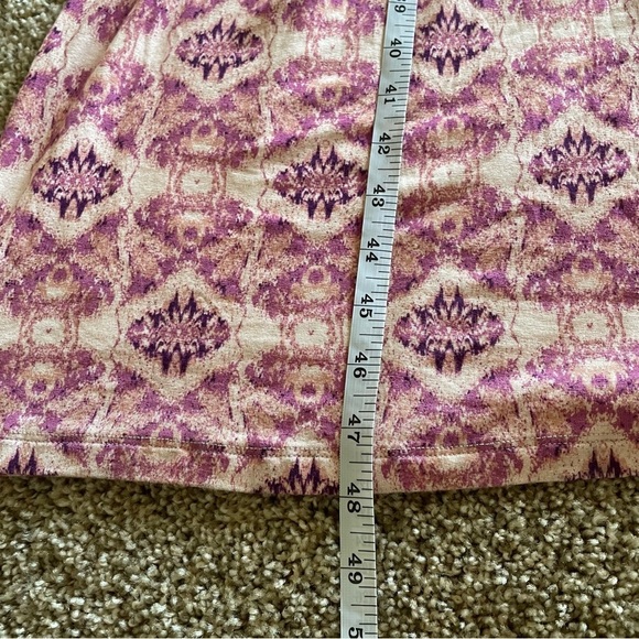 Lush Printed Maxi Dress Women’s S Blush Boho Stretch Comfort Beach Vibes Resort - Picture 9 of 9